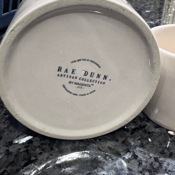🌶️🥑 Fun Cool Rae Dunn White Ceramic Salsa and Guac Bowls 🌶️🥑 - Picture 7 of 14